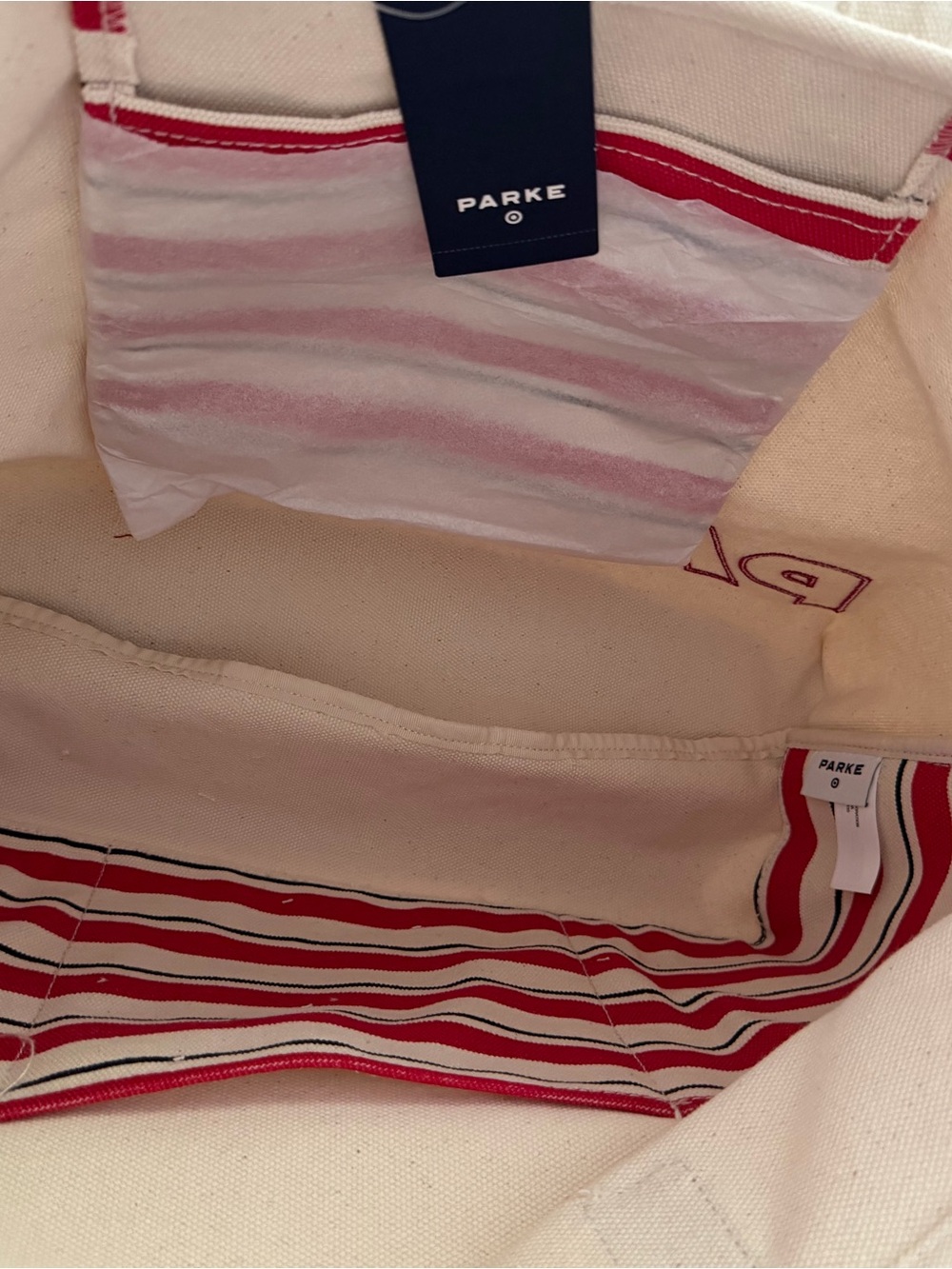 Target x Parke Canvas Tote Bag NWT - Picture 4 of 5